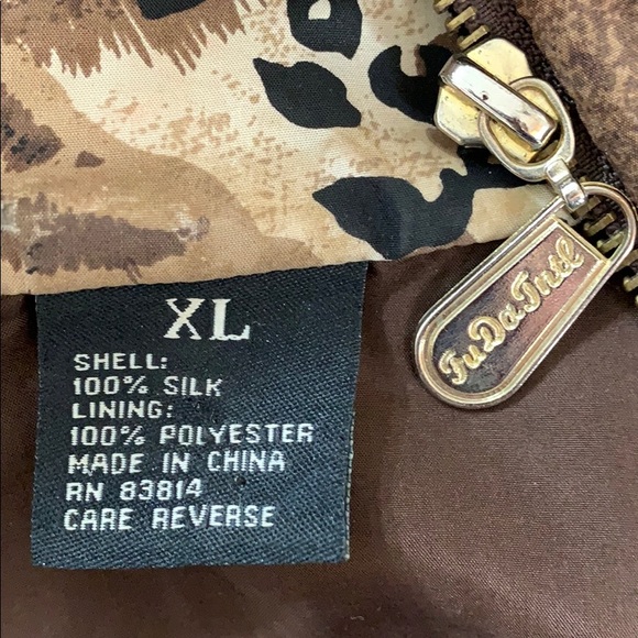 Fuda Int'l. Women's Windbreaker Animal Print Sz XL - Picture 5 of 8